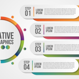 Infographic-design-for-business-with-4-steps-Vector