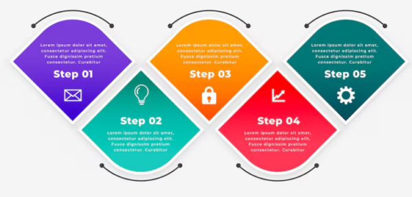 Vector-five-steps-timeline-infographi-template