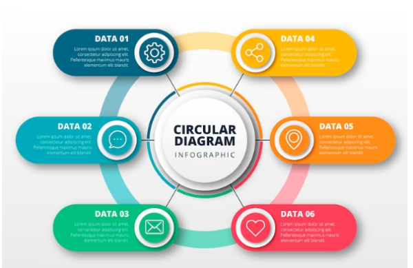 Flat-circular-diagram-infographic