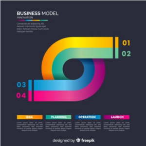 Gradient-infographic-template-flat-design