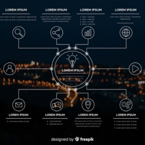 Business-infographic-template-with-photo