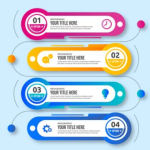 Gradient-steps-colorful-infographic-template