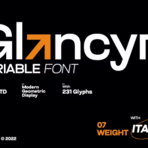 Glancyr-Modern-Geometric-Font