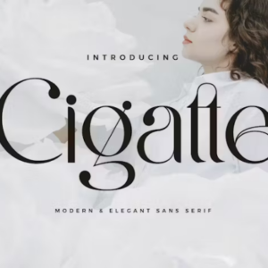 Cigatte -Modern-Ligature-Font