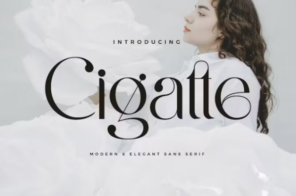 Cigatte -Modern-Ligature-Font